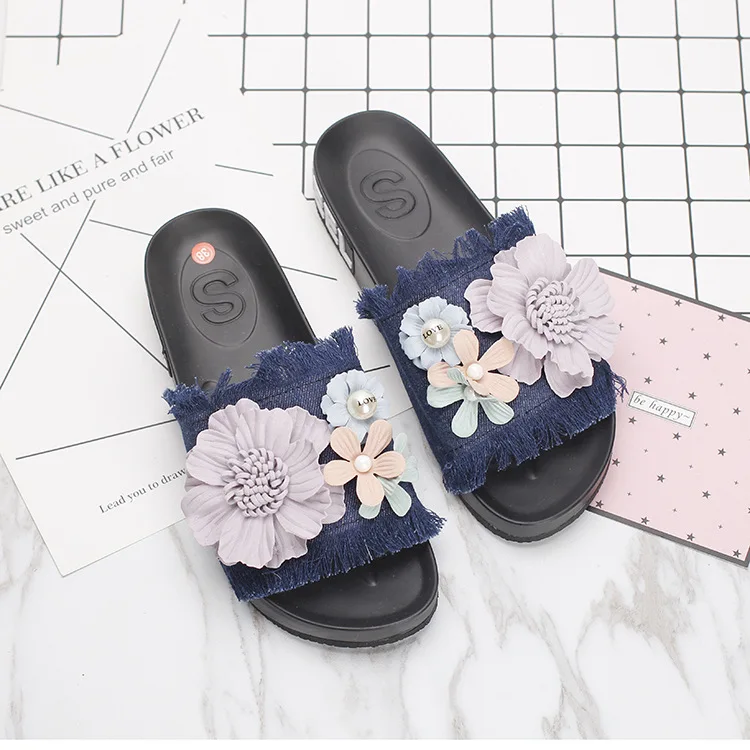 2019 New Korean Summer Womens Slippers Open Toe Ladies Casual Shoes Online Shopping56