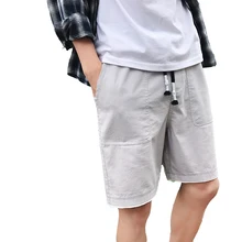 Пляжные тонкие мешковатые мужские s Шорты Летние Плюс Размер повседневные деловые Harajuku шорты Свободные бермуды Masculina мужские шорты с карманами