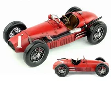 Free Shipping Handmade Vintage Red 1952 500 Car Model