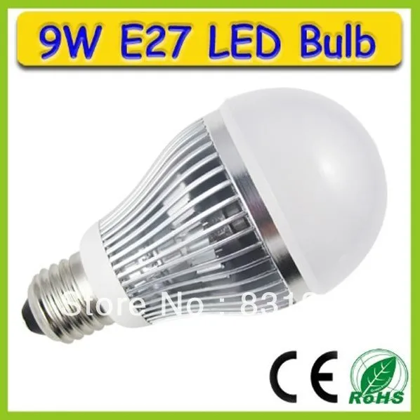 5XHigh brightness LED Bulb Lamp E27 5730SMD 9W AC100-240V Cold white/warm white Free shipping | Лампы и освещение