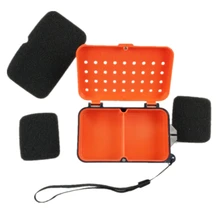 Многофункциональная коробка для рыбалки с 2 отделениями 10*6*3,2 см, пластиковая червь земляной приманки, приманка для ловли карпа, аксессуары для рыболовных снастей