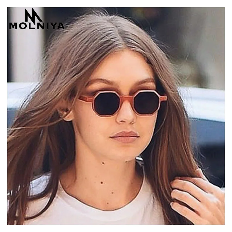 

MOLNIYA Fashion Men Women Sunglasses New Brand Designer Irregular Sun Glasses Personality Polygon Eyewear UV400