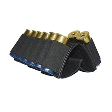 Страйкбол Винтовка охотничья тактическая гильза Гладкоствольного ружья 8/9 прикладочный картридж запасной патрон оболочки держатель эластичная ткань Shotshell патроны C