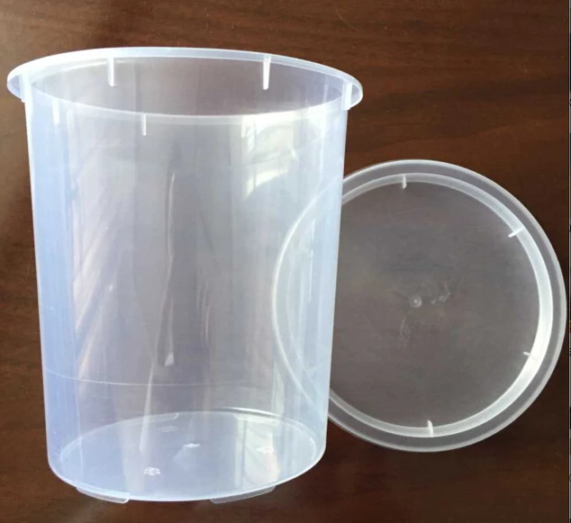 

Free shipping 5 pcs/lot PP Transparent plastic Mixing Cups with lid ,Paint waterborne cups Tune the cup plus lid