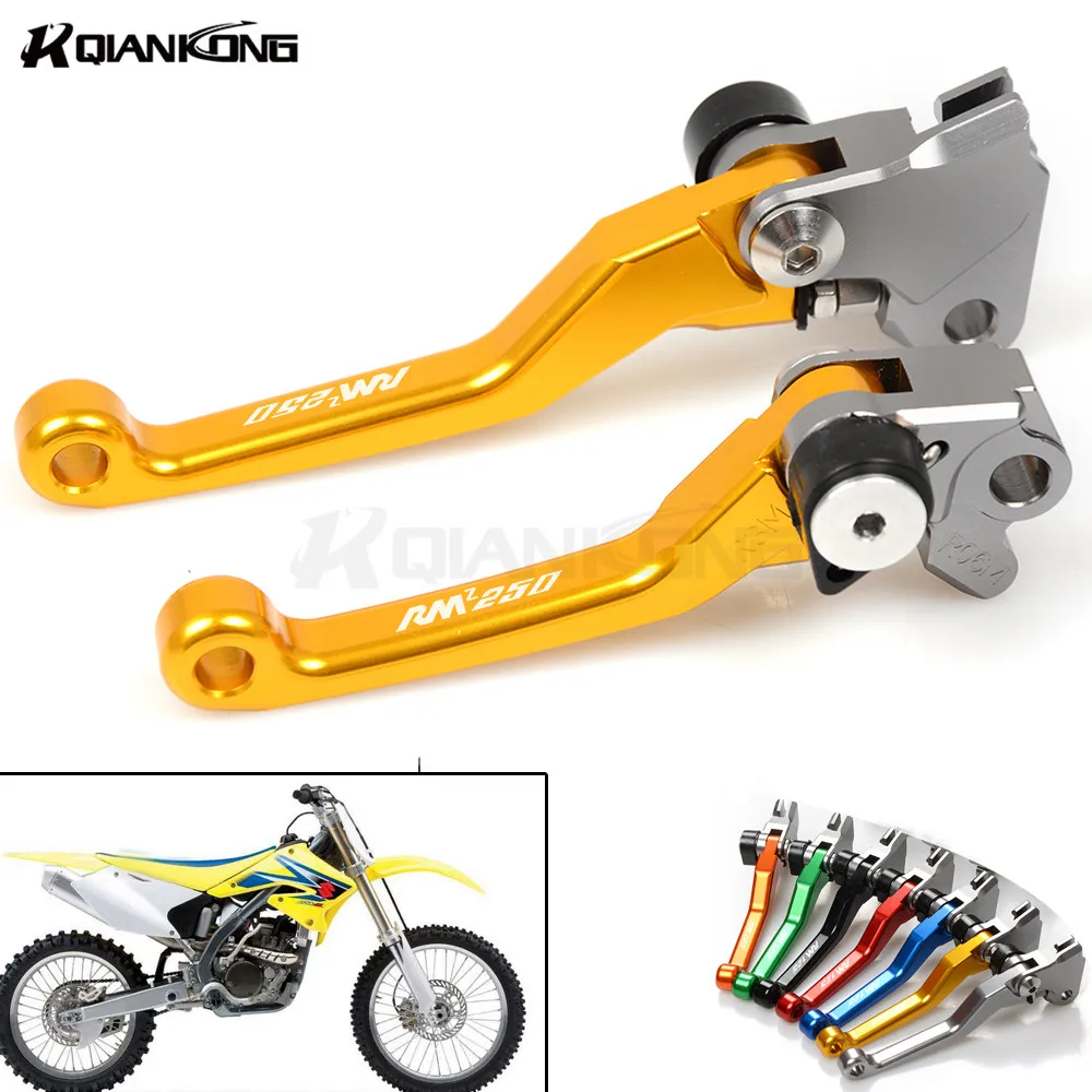Dirt Brake Clutch Lever Motorbike Brake Lever CNC Pitvot Dirt for SUZUKI RMZ250 RMZ450 RMZ 250 450 RMZ 250 RMZ 450 2004-2016
