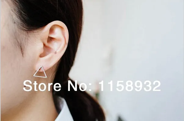 Модные геометрические треугольные серьги с покрытием|earings fashion jewelry|earrings jewelrytriangle