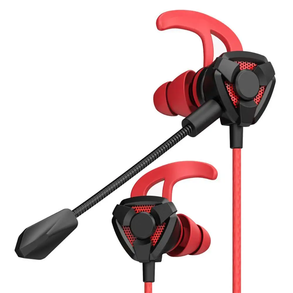 

Wire-controlled In-ear Wired Headset Game Headset Private Mode Anchor Mobile Game Computer Wired Headset