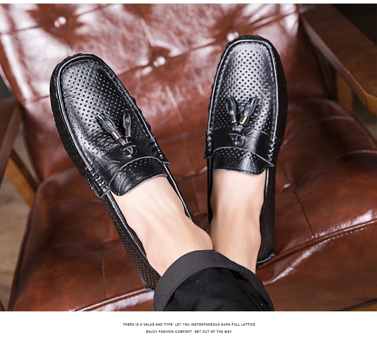 Mocasines hombre Лето г. дышащая сетчатая обувь кожаные мужские лоферы Мокасины слипоны для мужчин's туфли без каблуков Лоферы для женщин Мужская обувь черны