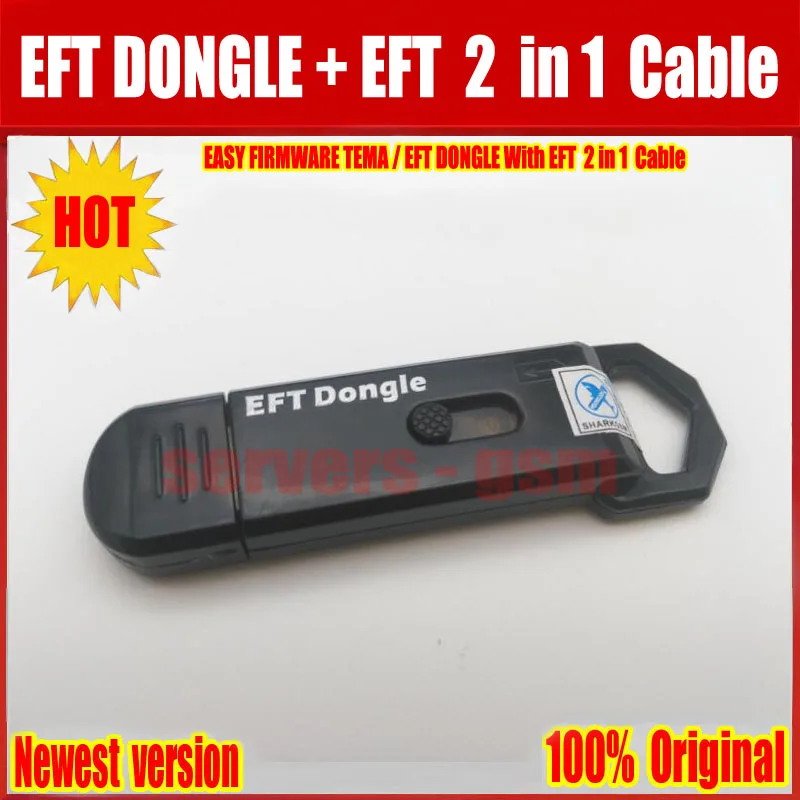 Новейший 100% оригинальный Простой прошивки TEMA / EFT DONGLE + кабель UART 2 в 1 2020|Детали