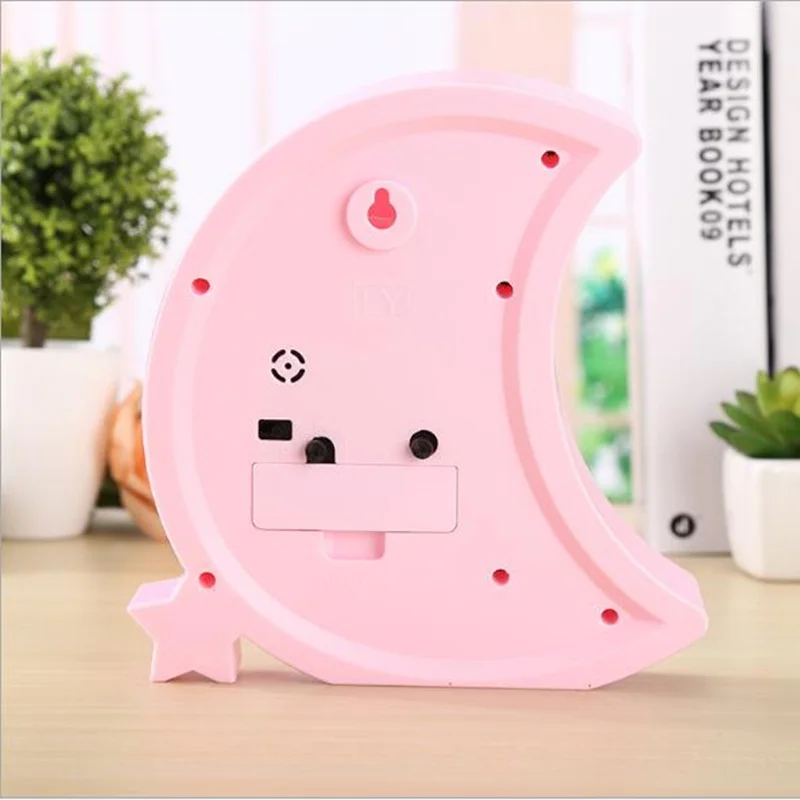 Creative Small Bed Alarm Clock colorful cartoon Children Student Desk Table Clock toy kids gift Home Decoration Office Supplies