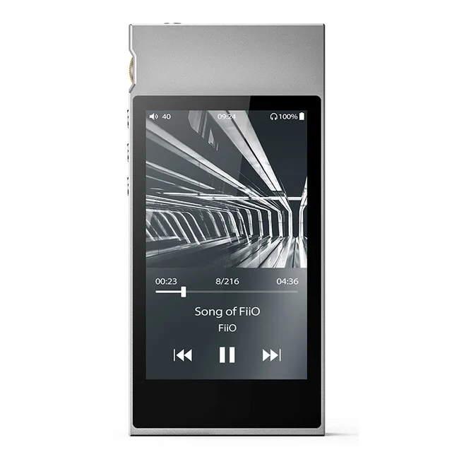 FiiO M7 High-Res аудио музыкальный плеер без потерь MP3 Bluetooth 4,2 aptx-hd LDAC сенсорный экран с поддержкой fm-радио родные DSD128 - Color: Silver