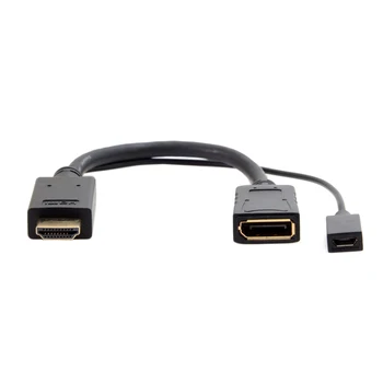 

Zihan HDMI Source to Female 20Pin DisplayPort DP Sink 4K 2K Video Cable for PC Laptop Monitor 20cm