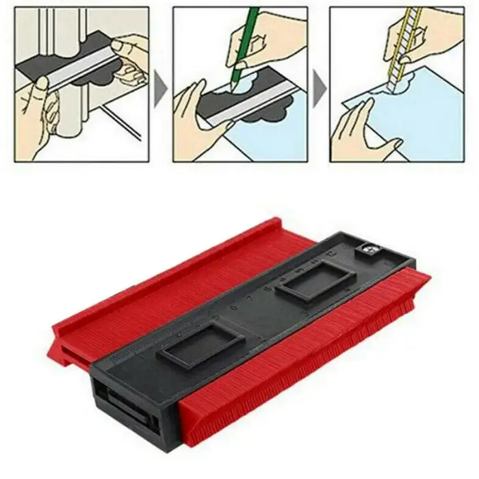 Контурный манометр, инструмент для измерения формы профиля для дерева, металла, плиточного ламината TN88