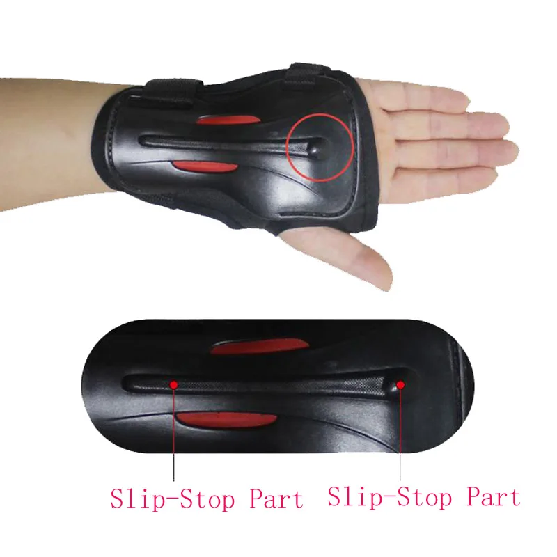 Kids Adults Anti-Slip Ski Snowboard Wrist Support Roller Skating Hand Guards Gloves Brace Sports Protector Protective Gear DCO sports wrist guards