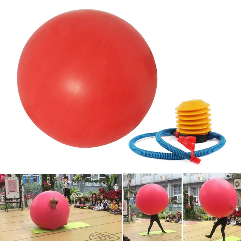 

72 Inch Latex Giant Human Egg Balloon Round Climb-in Balloon for Funny Game DC120