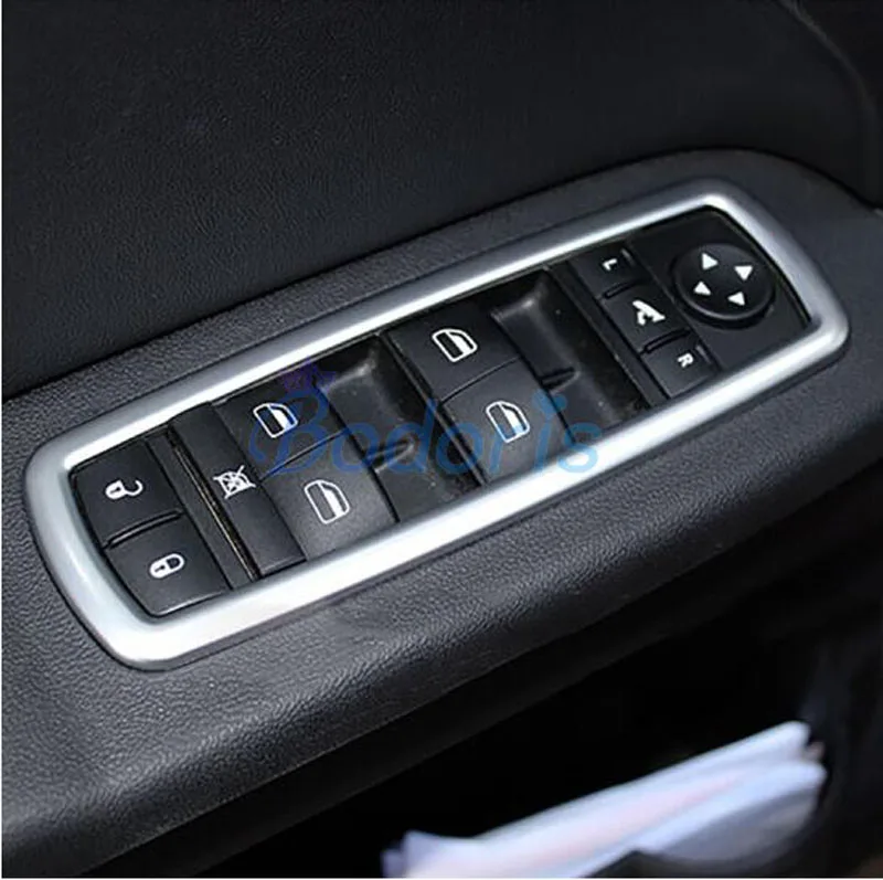 For Dodge Journey JUCV Fiat Freemont 2013 2018 Window Glass Switch Cover Overlay Trim Panel Chrome Car Styling Accessories|Chromium Styling| - AliExpress