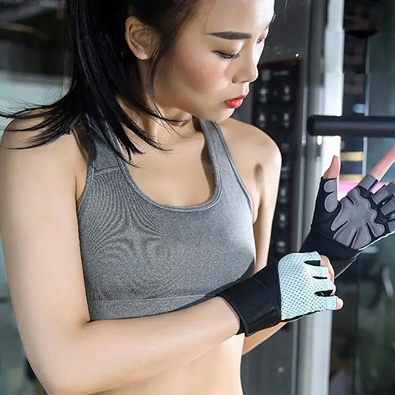 New Women/Men Training Gym Gloves Body Building Sport Fitness Gloves Exercise Weight Lifting Gloves Men Gloves Women