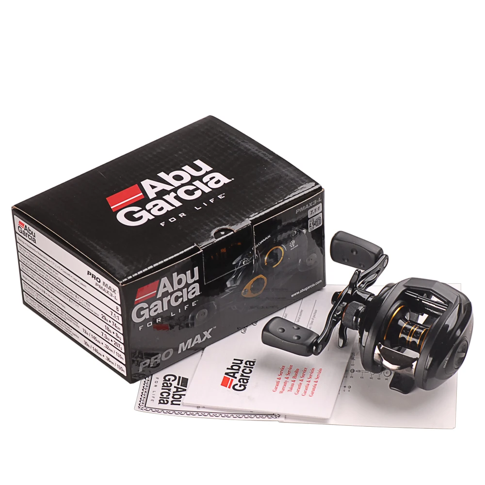 Abu Garcia бренд Pro Max3 PMAX3 7,1: 1 7BB+ 1RB катушка для ловли baitcasing 18 фунтов/8 кг тянущаяся за один поворот 29 дюймов/74 см барабанные катушки