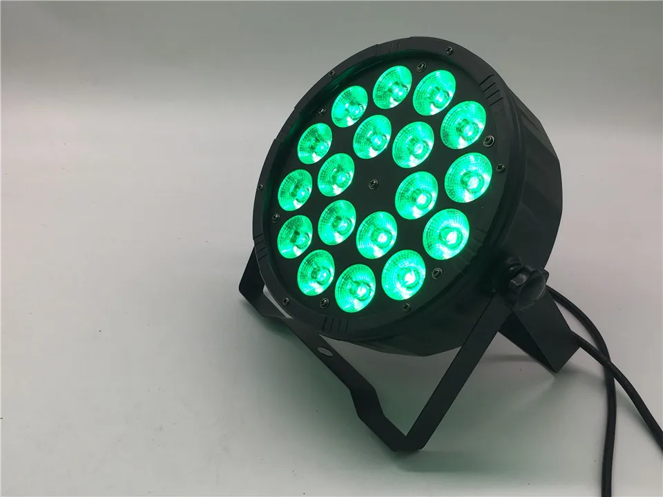 10 unids/lote nueva 18x12 Вт rgbw 4в1 16 poco диско DJ iluminacion DMX512 4/8CH DMX KTV led par|Эффект освещения сцены| |