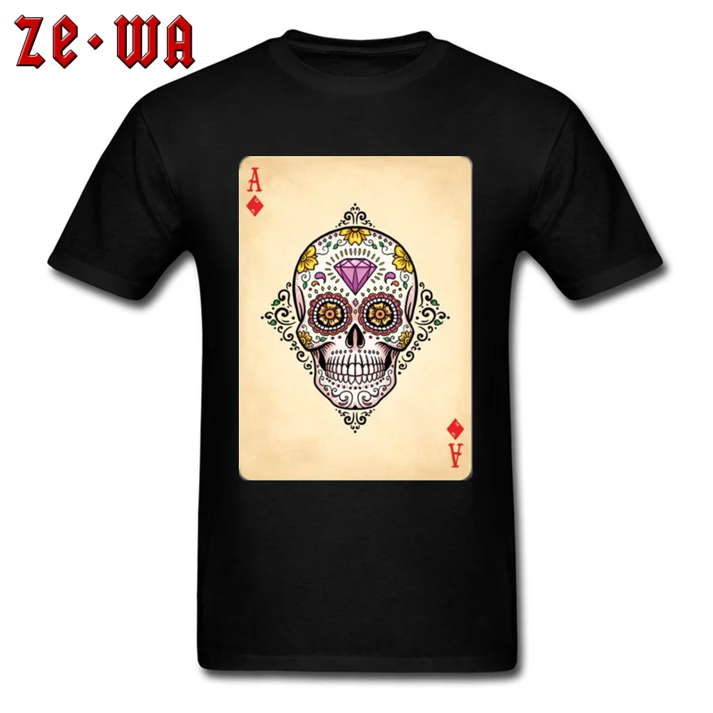 Jork Skull Printed On Summer/Autumn 100% Cotton Fabric Crew Neck Youth Tops Shirt Custom T Shirts Newest Short Sleeve T Shirt Jork Skull black