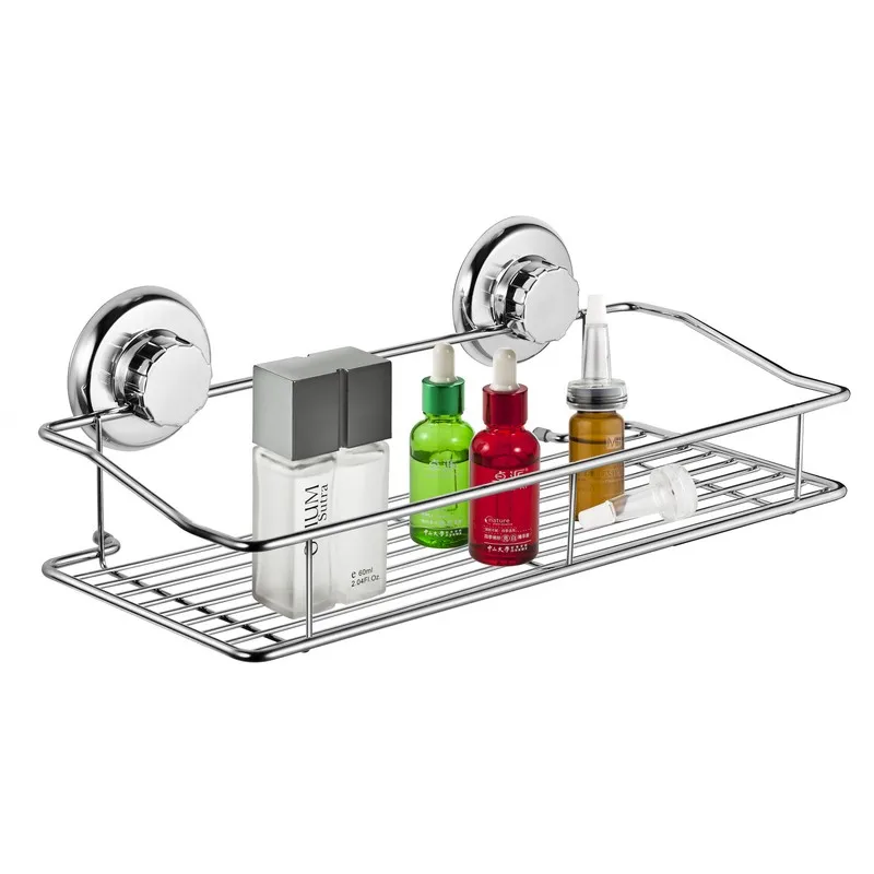 suction shower basket stainless steel suction cup shower caddy storage