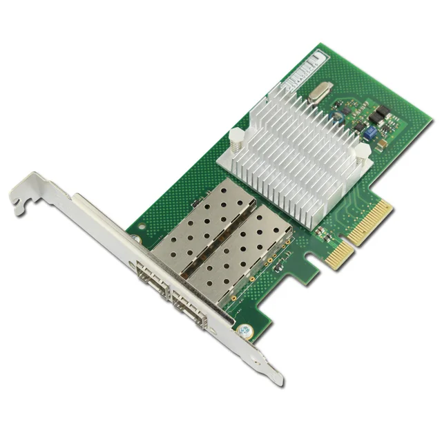PCIe X4 Dual Port 1000Mbps Gigabit Lan Fiber Server network
