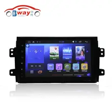 Bway 9″ car radio player for Suzuki Sx4 2006-2012 android 5.1 car dvd player with bluetooth,gps navi,SWC,wifi,Mirror link,DVR