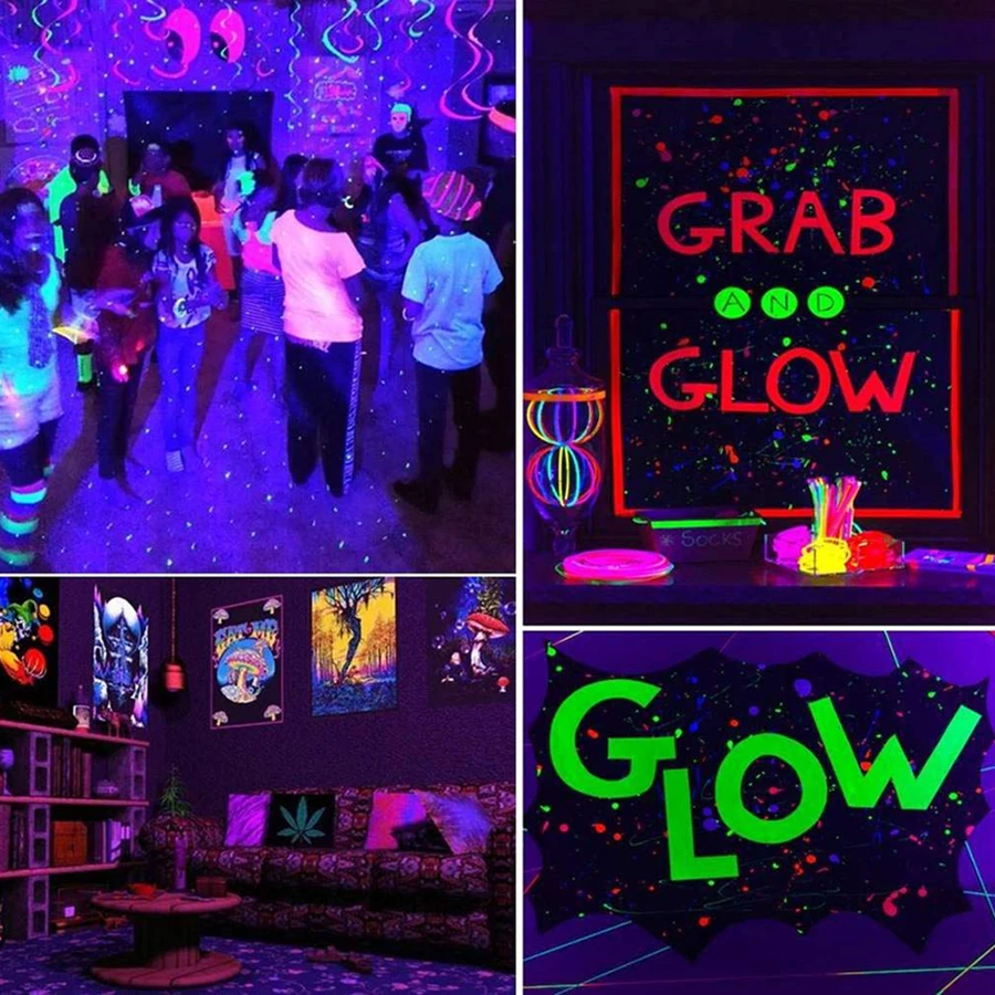 Conduziu a Luz de Inundação ao ar Ip65 à Prova Luz do Estágio para dj 50 uv Livre Dwaterproof Água Ultra Violeta Preto Discoteca Party Bar Ac85-265v 10 w 20 30 11 AC85 265V 10 w 20 30 50
