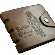 Классический мужской кошелек, простой,, Повседневный, ковбойский стиль, короткие, из мягкой кожи, Двойные кошельки с несколькими карманами, кошелек, винтажный, мужской