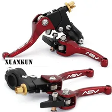Xuankun внедорожных мотоциклов складной ручкой кованые спортивные ручка сцепления ручка Рог Ручка модификации