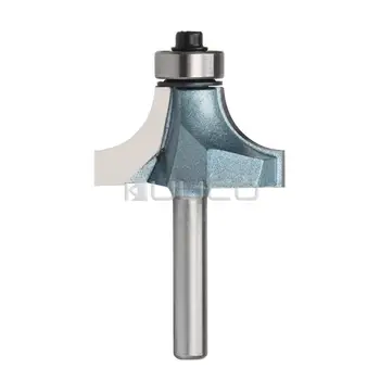 

Milling Cutters/Arc Router Bit/Carbide Tools/Anti-kickback Design Round Over Edging Router Bit with Bearing 2 flute Endmill