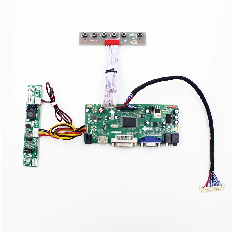 

NT68676 VGA, HDMI, DVI аудио, совместимому с HDMI монитор Комплект ЖК-дисплей контроллер драйвер платы для 21,5 Дюймов LM215WF3-SLN1 1920X1080 ЖК-дисплей панель