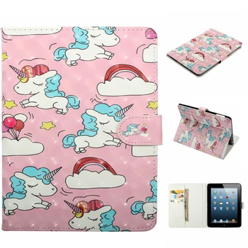 

HYYGEDeal Cute Owl Girls Glitter Flip PU ID Card Stand Holder Shcokproof Tablet case cover for Apple ipad 2 3 4