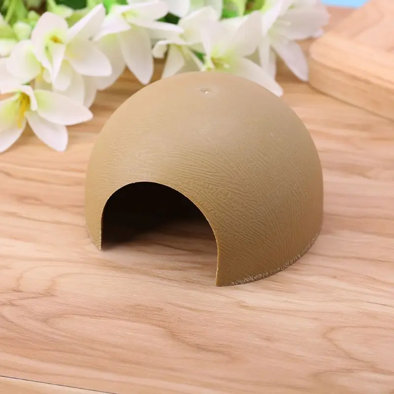 

Reptile Box Hiding Case Hole Lizard Spider Turtle Snake Hideout Supplies