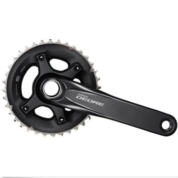 

Original Shimano DEORE Chainwheel MTB FC-M6000-2 2x10 Speed 34-24T/36-26T/38-28T 170mm/175mm black Bicycle Bike Part