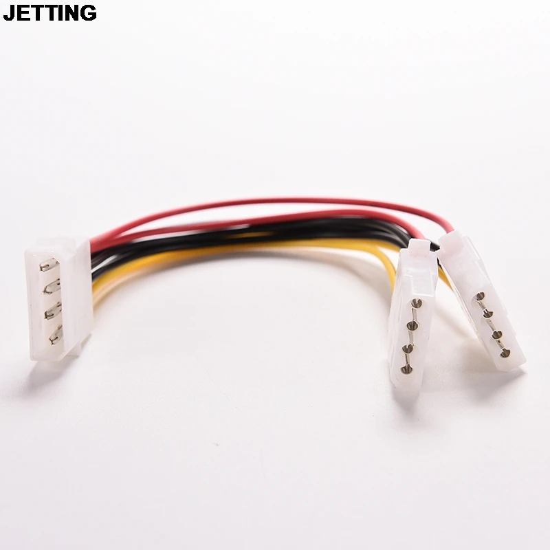 

JETTING 4Pin IDE 1-to-2 Y Splitter Extension Power Supply Cable Universal 1 PC Drop Shipping