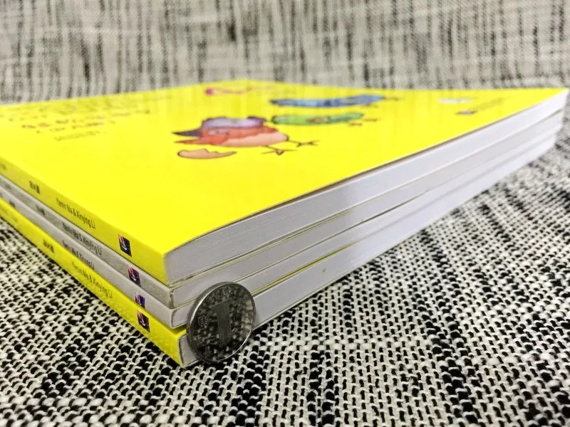 4 книги легко узнать китайский 4А + 4B Учебник учебник для упражнений (детская
