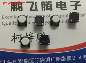 

10pcs/lot Japan 6*6*5 Silent Silicone Tact Switch Button SMD 4 pins Reset Button Car Button For Panasonic