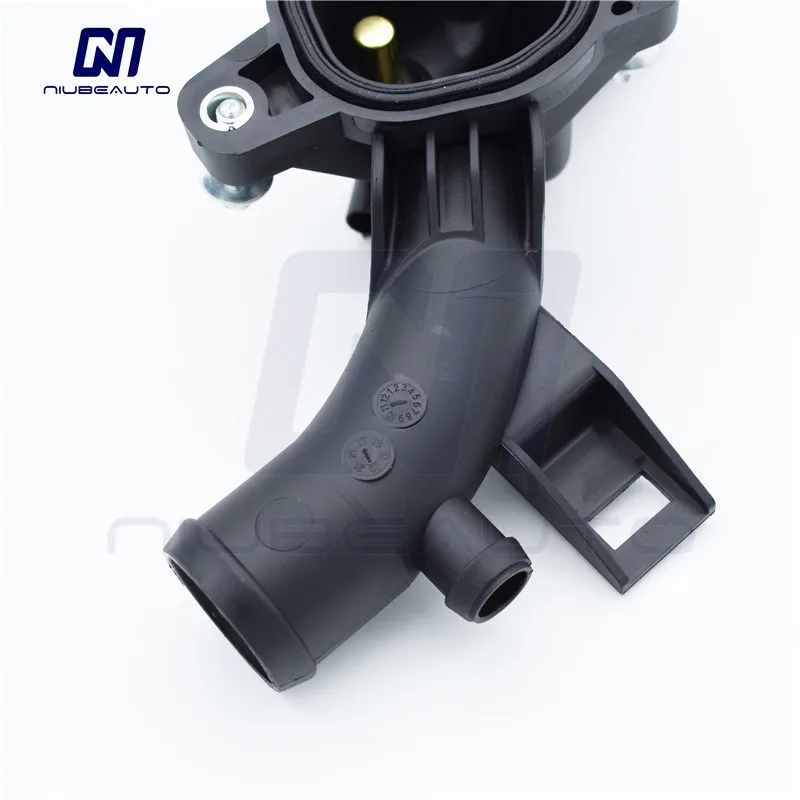 NIUBEAUTO Thermostat Housing Water Pump Outlet For Opel Astra J Adam Corsa D Meriva B A14XEL A14XER 25192985 1338022 55562048