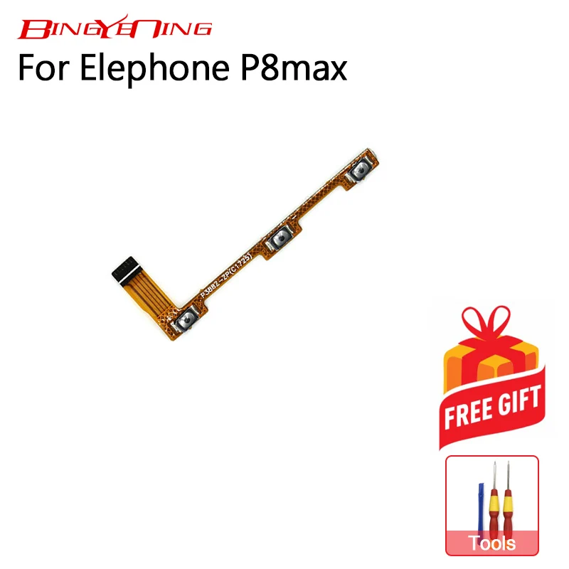

BingYeNing New Original Main Elephone P8 Max power on/off+ volume FPC Key up/down button flex cable FPC For Elephone P8 Max