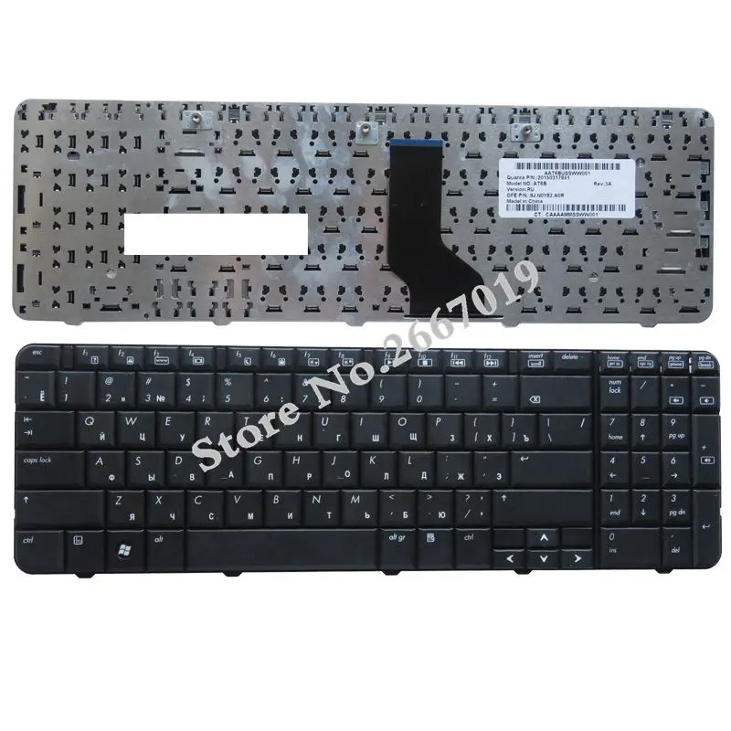 Русский новая клавиатура для HP для Compaq CQ60 cq60-100 cq60-200 CQ60-300 g60 g60-100 RU Клавиатура ноутбука