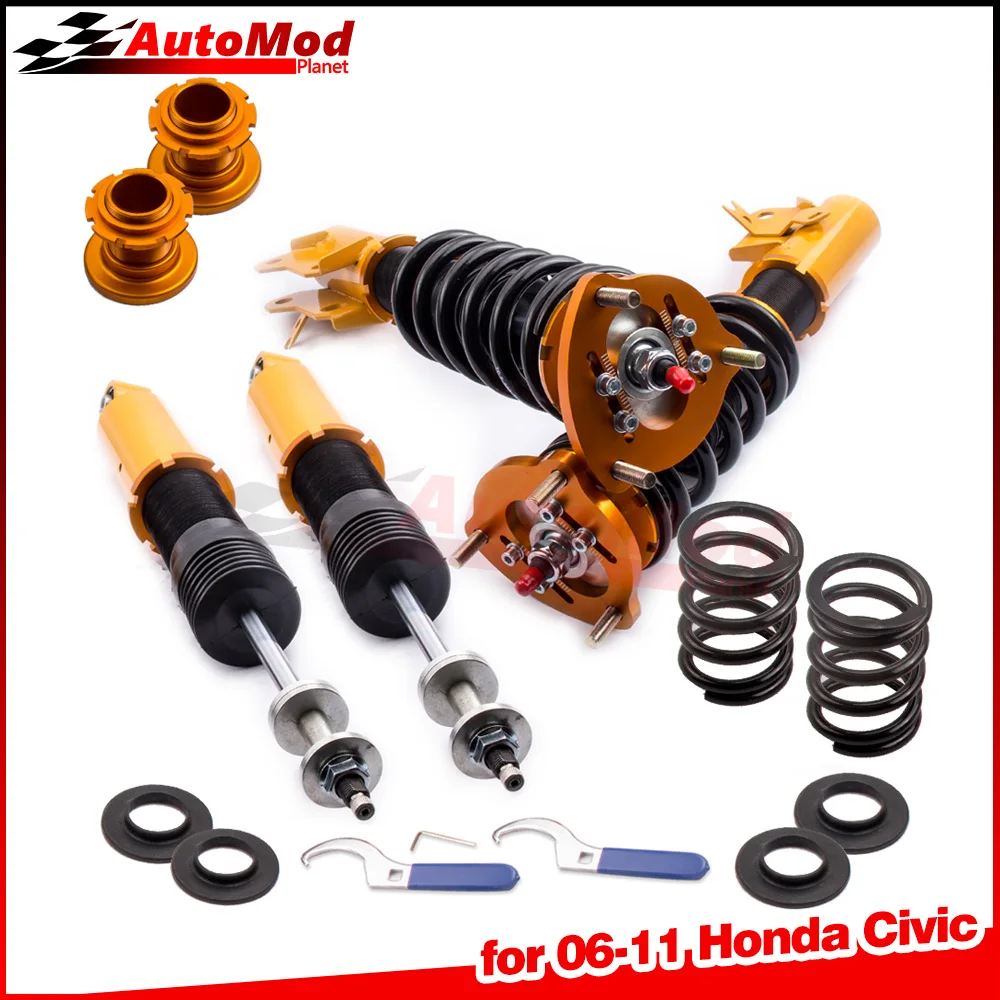 24 Steps Adjustable Coilovers Suspension For Honda Civic 06 11 FD2 FA1 FG1 FG2 FA5 FK FN FD1 FD2