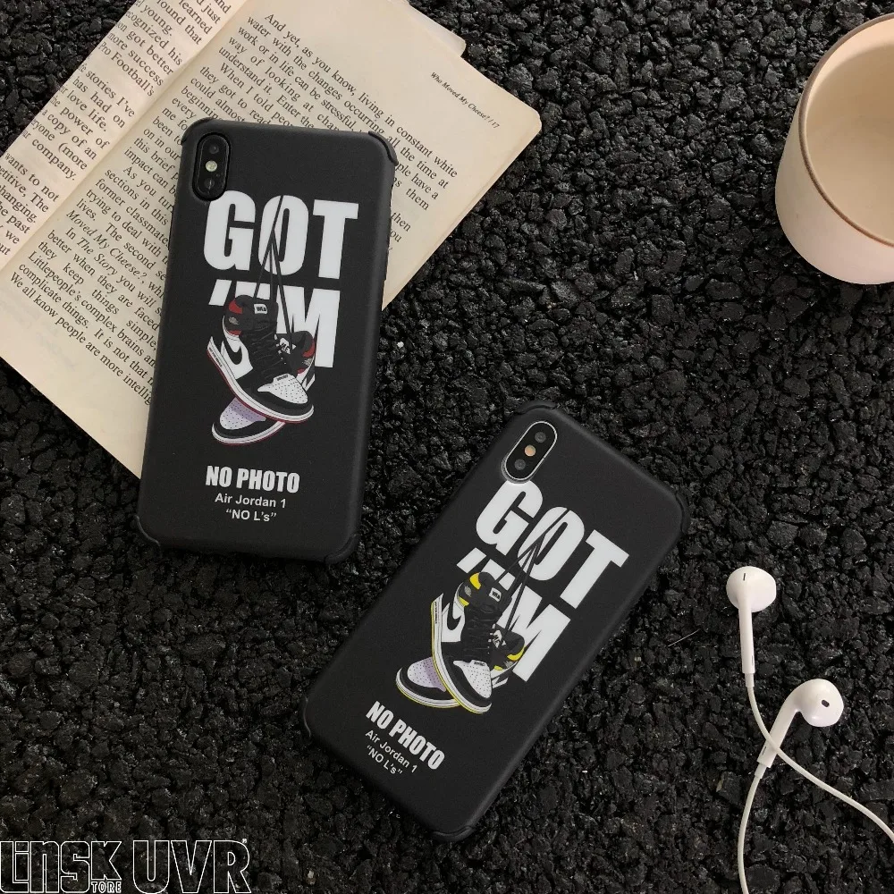 

Fashion Air Jordan AJ1 Sneaker Basketball Sports Shoes phone Case For iphone 6 6S 7 8 plus X XR XS MAX Liquid silicone Cover