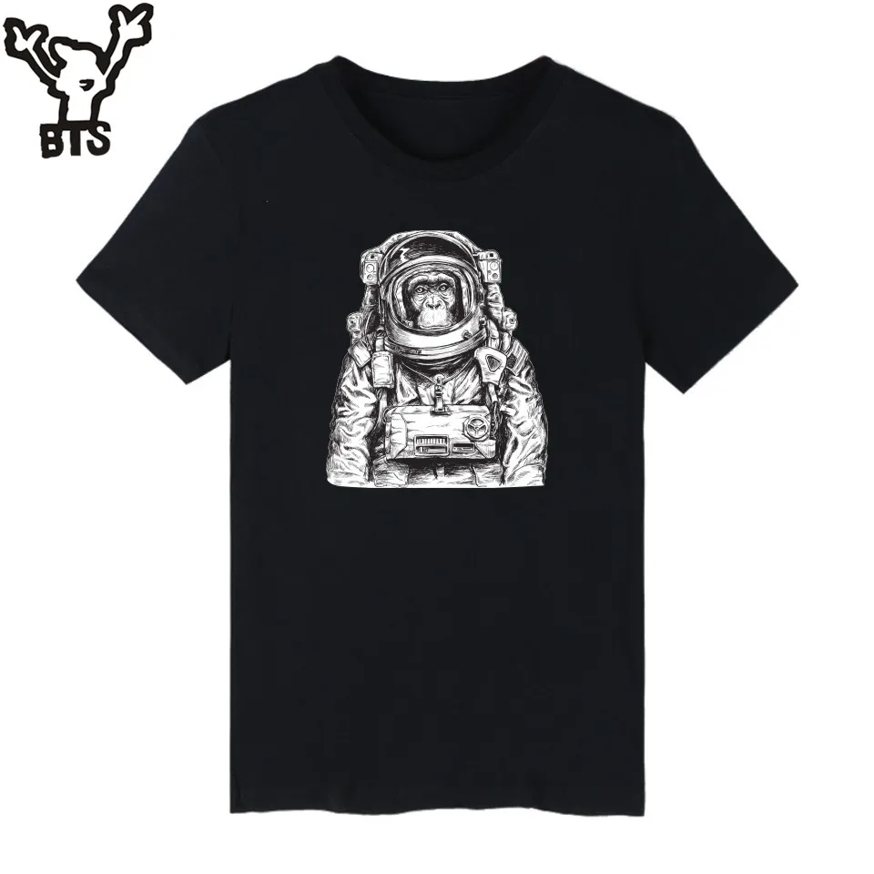 

Space Orangutan Tee Shirts Short Sleeve Summer Streetwear Casual Tshirts Cotton Men King Kong XXS-4XL Fashion Funny T Shirts