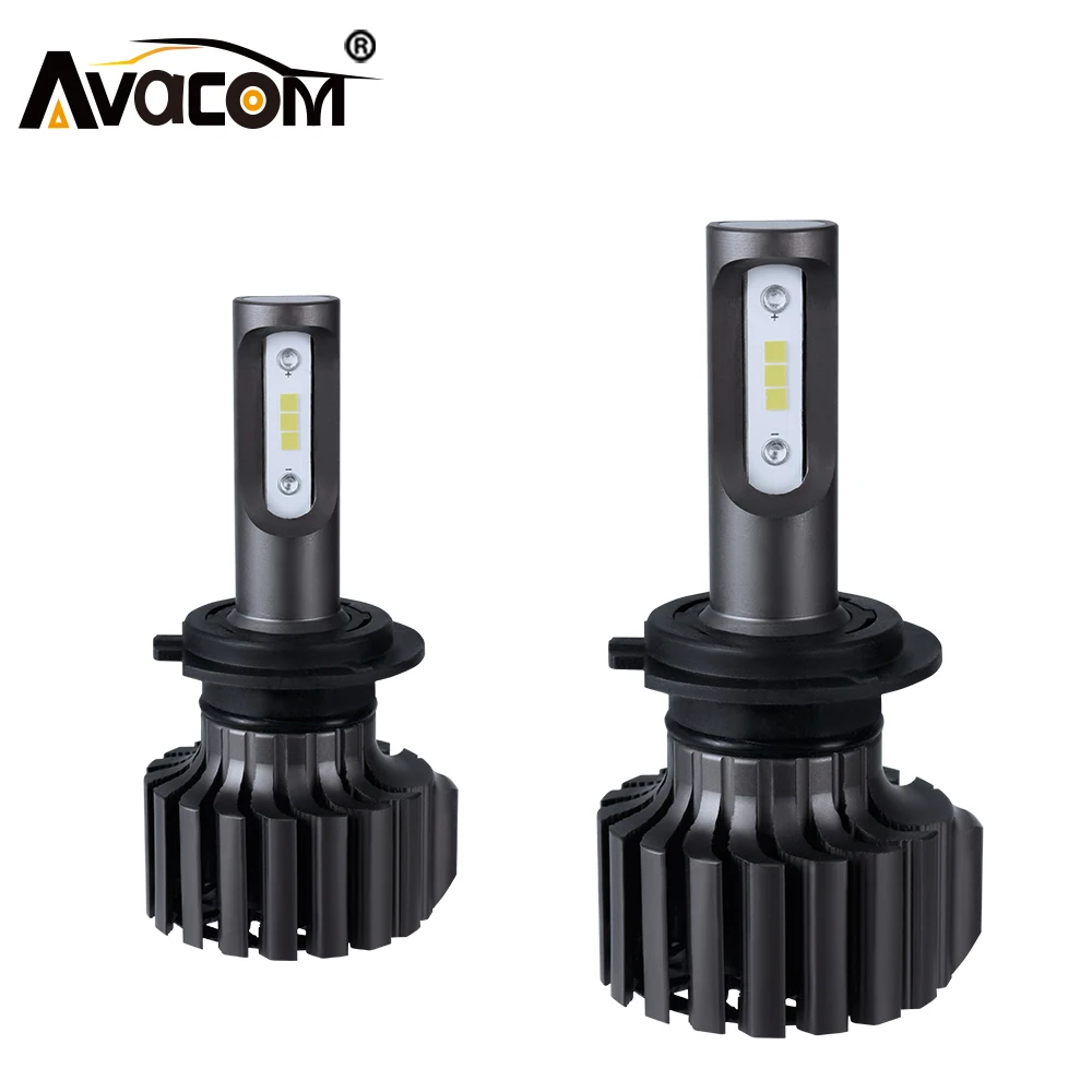 Автомобильная светодиодная лампа Avacom H7 H1 H3 H11 H8 H15 9005/HB3 9006/HB4 H27 Hir2 CSP 72 Вт 6500 лм K 12