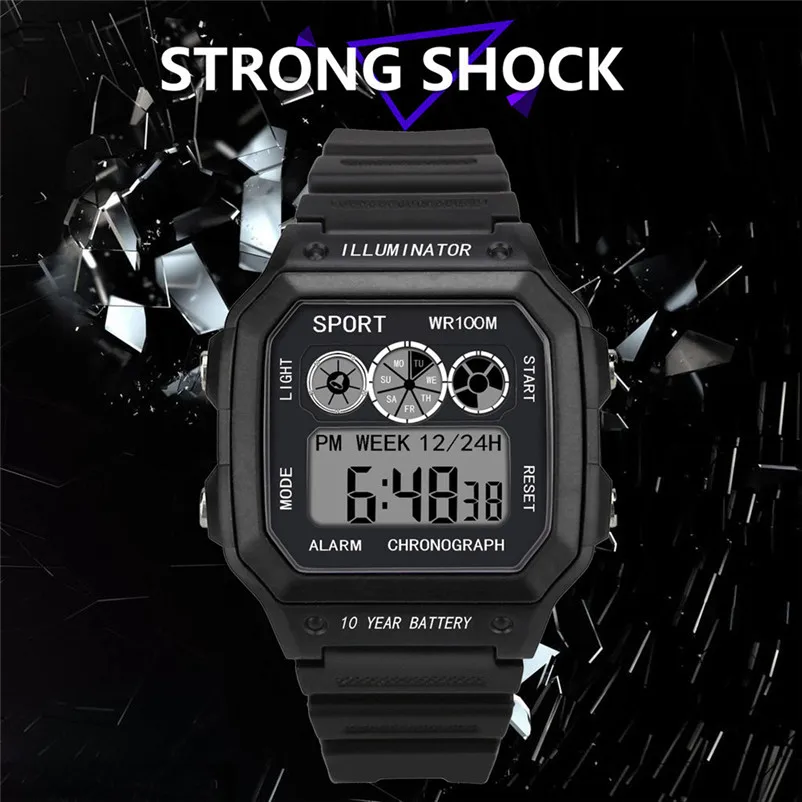 Luxury brand watches men sports watches waterproof Analog Digital Military Army LED Wrist Watch Clock relojes hombre O31 (5)