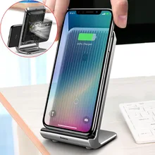 

Baseus Intelligent Cooling Wireless Charger for iPhone XS Max XR Xs 8 Desktop Multifunction Wireless Charging Pad for Samsung s9