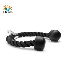 Трос для брюшного пресса, крепление для кабеля, Натяжной латексный бицепс, тренировочный фитнес-зал, трос для W2-025