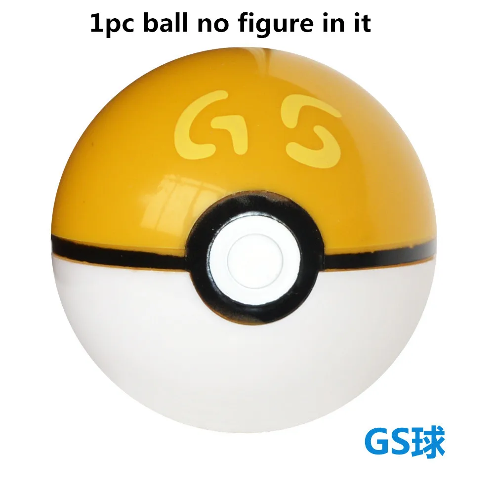 Высокое качество 7 см Pet Elf Ball Pokemones pokebball с 2,5-3 см фигурками игрушки могут мечта мебель для спальни для детей подарок - Цвет: A-1 no figure