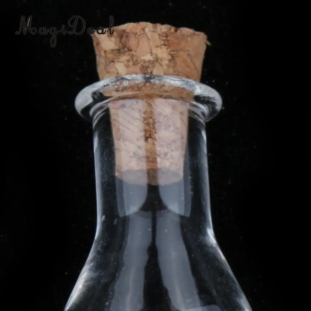10pcs 2ml Small Glass Wishing Bottles Essential Oils Jars  Fragrance Reed Diffuser Vials DIY Decoration Tool